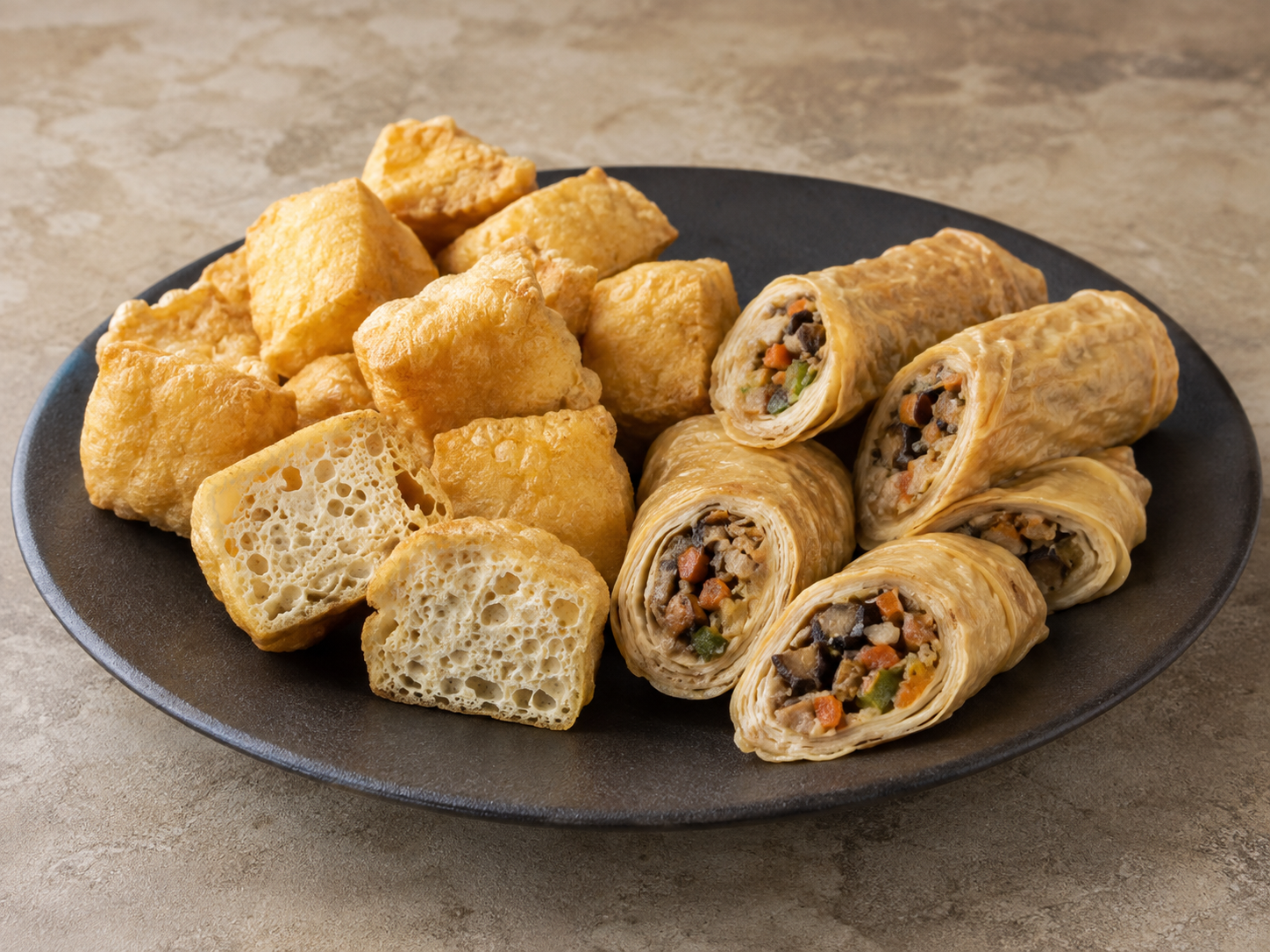 Steamed Bean Curd Rolls application